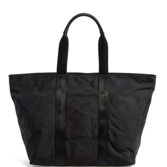 Tory Burch Penn Nylon Zip Tote - Black - Medium - Picture 9 of 11